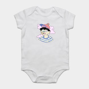 Walking Mushroom - Earthbound Baby Bodysuit